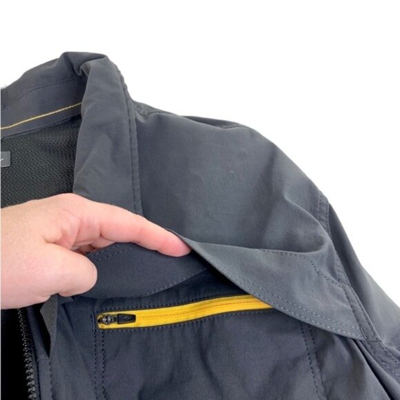 Eddie Bauer Grey Travex Zip Front Jacket - Picture 7 of 8